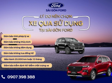 Cập nhật kho xe đã qua sử dụng đạt chuẩn của Sài Gòn Ford 15/10/2024